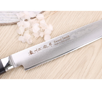 Faca Satake damascus japonesa sujihiki de 20 cm 69 camadas 2