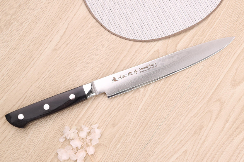 20cm Satake damascus japanilainen sujihiki veitsi 69 kerrosta