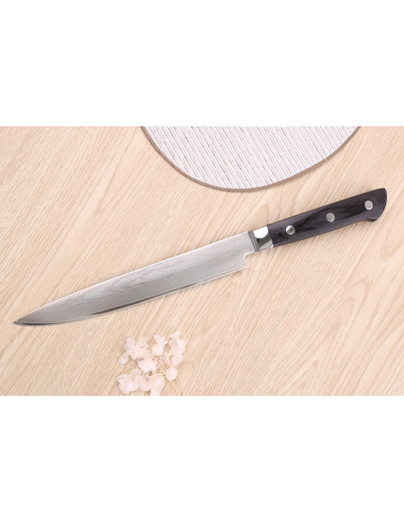 20cm Satake damascus japans sujihiki mes 69 lagen