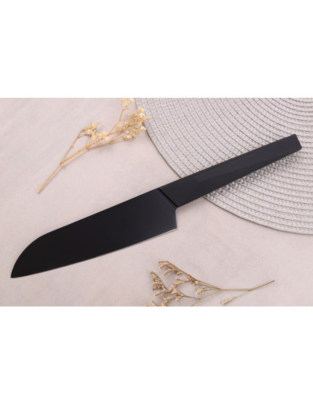 Satake Zwart 17cm Japans santoku mes