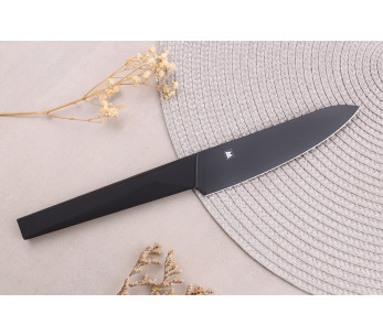 Faca utilitária japonesa Satake preta de 13,5 cm 2