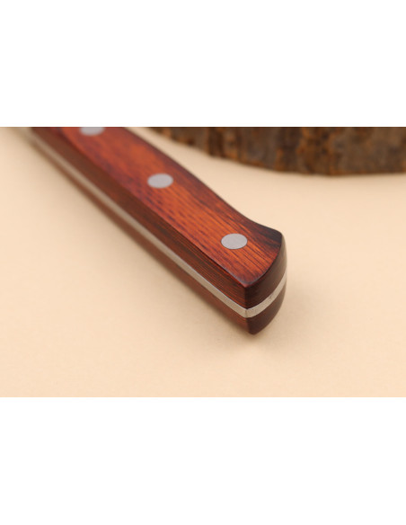 Pakkawood Kotori Satake Castanho 13,5 cm Faca de aparar japonesa