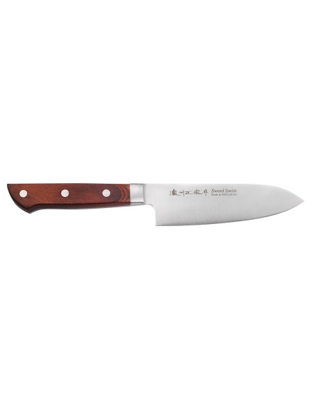 faca santoku 15cm japonês castanho Pakkawood Kotori