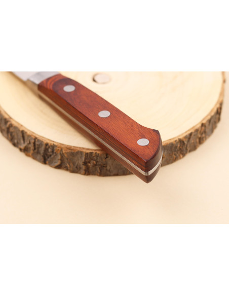 santoku knife 15cm Japanese Brown Pakkawood Kotori