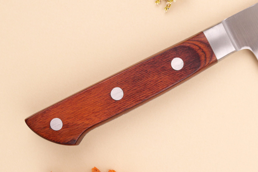 faca santoku 15cm japonês castanho Pakkawood Kotori