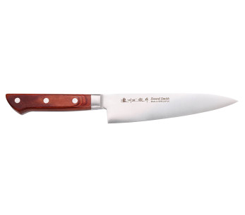 Pakkawood Brun 18cm japansk kockkniv