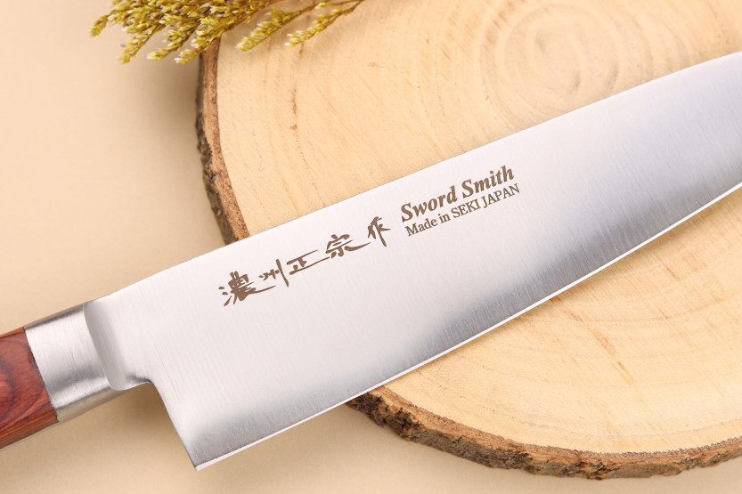 Pakkawood Brun 18cm japansk kockkniv