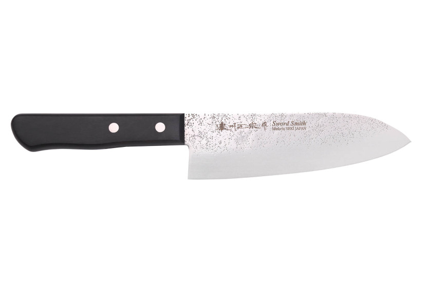 Satake Nashiji 17cm Japanese santoku knife