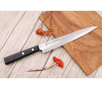 Couteau yanagiba 20,5cm japonalainen Satake Nashiji 2