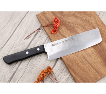 nakiri kniv 16cm japonais Satake Nashiji 2