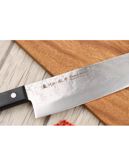 nakiri knife 16cm japonais Satake Nashiji