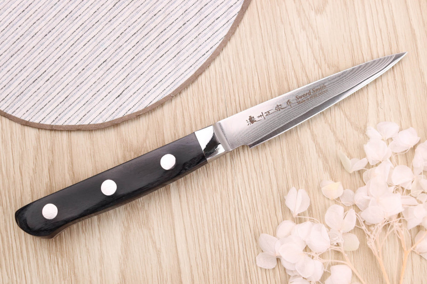 Set of 2 Satake damascus knives 69 layers Chef + Paring