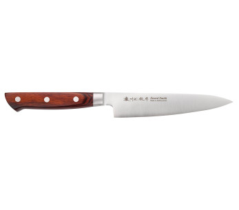 Box 2 Satake Brown Pakkawood japanska knivar Chef + Paring 2