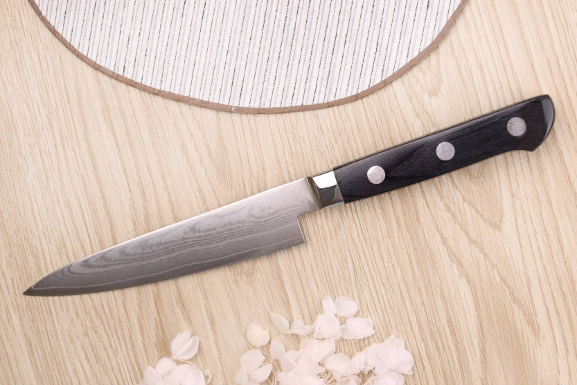 Set van 3 Satake damascus messen 69 lagen Chef + Utility + Paring