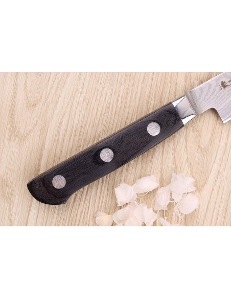 Set of 3 Satake damascus knives 69 layers Chef + Utility + Paring