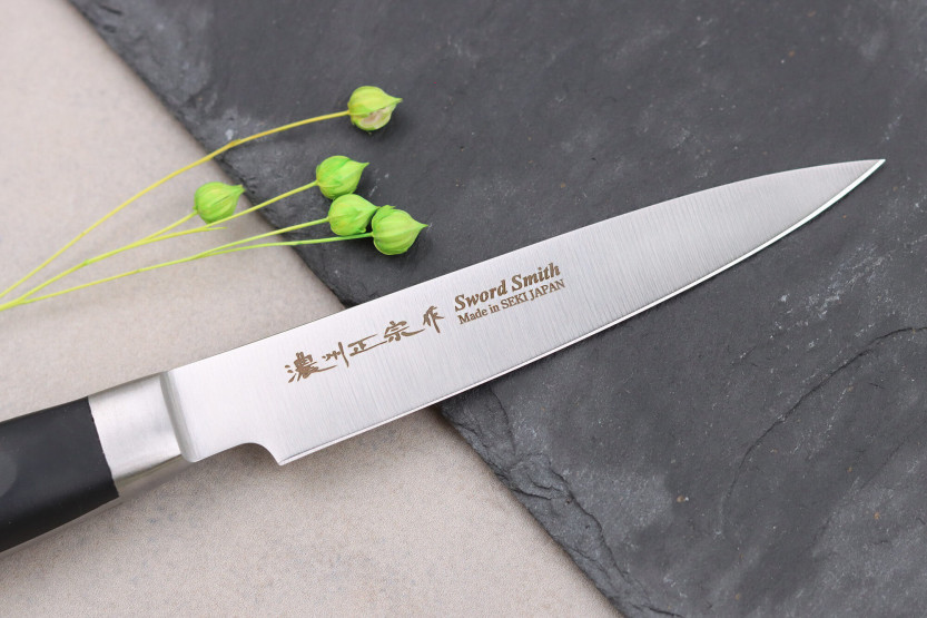 Conjunto de 3 facas de chef japonesas Satake ABS + santoku + facas de escritório