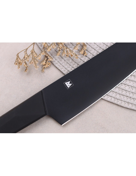 Satake Black 3 japanske kniver sett santoku + universal + kontor
