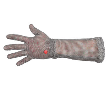Guante de cota de malla Manulatex Wilco 2 con puño largo