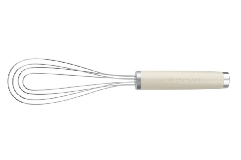 KitchenAid Flacher Schneebesen – 29cm, Edelstahl, Ergonomischer Griff, Spülmaschinenfest