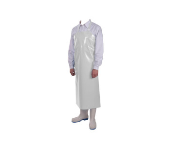 Grembiule professionale Manulatex Delta 50 100x115cm bianco con occhielli termosaldati