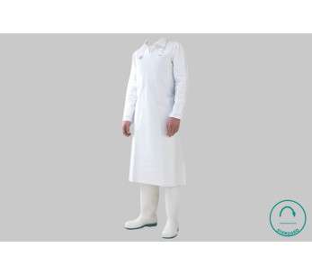 Manulatex Yankee 35 90x115cm delantal profesional de vinilo blanco 2