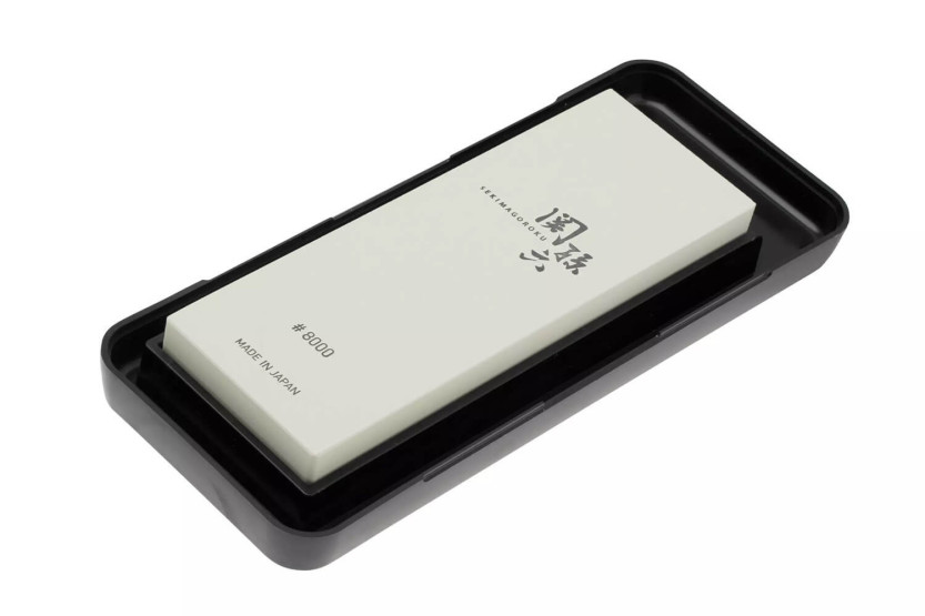 Japanse slijpsteen Kai Seki Magoroku 8000 korrel + basis