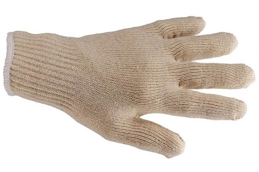 Lote de 10 pares de guantes interiores de punto de algodón de 2 capas