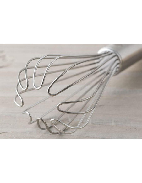 Kai 17.5cm open stainless steel mini whisk