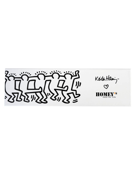 Conjunto de faca de chef Keith Haring de 21 cm e pauzinhos Saibashi de 30 cm da Homey