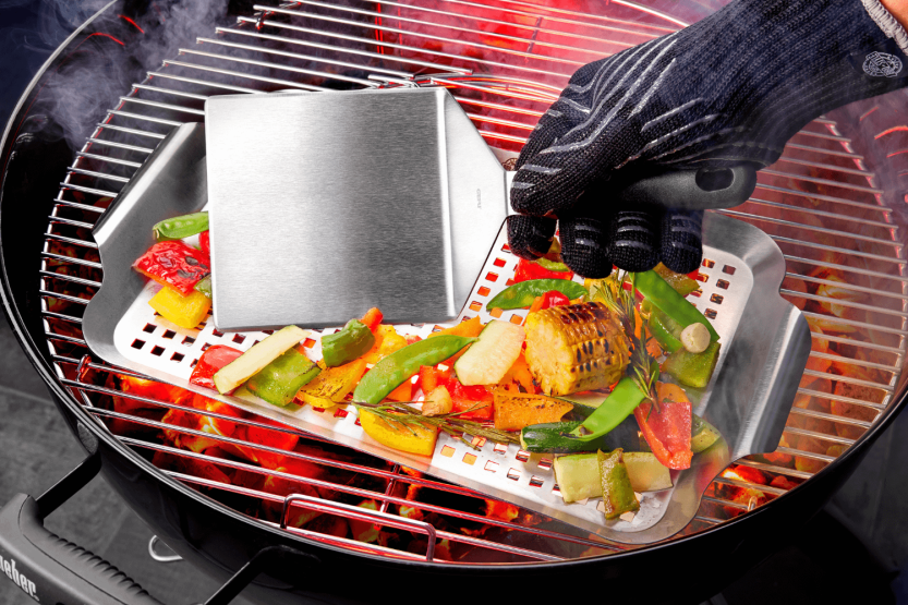 Gefu XXL roestvrijstalen hoekige spatel barbecuedraaier