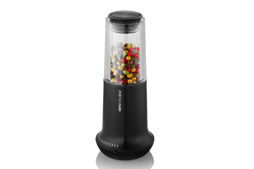Macina sale e pepe in acciaio inox nero Gefu X-PLOSION misura M