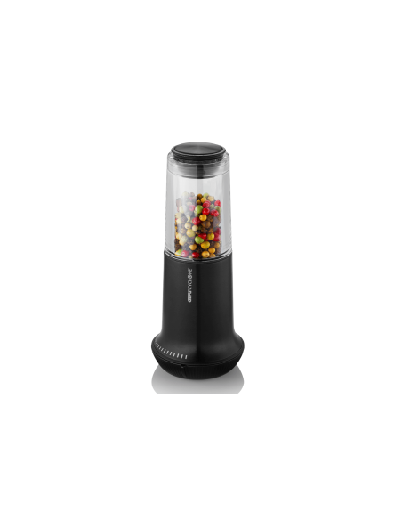 Macina sale e pepe in acciaio inox nero Gefu X-PLOSION misura M