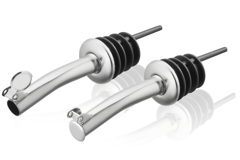 Conjunto de 2 bicos de aço inoxidável Gefu Becuro