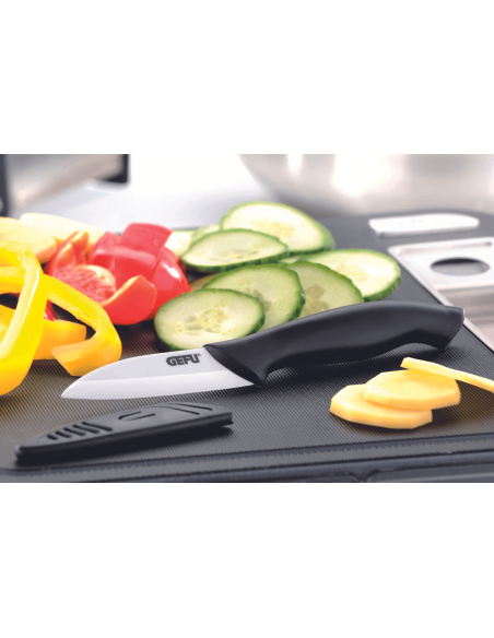 Gefu Ceramo Messer aus Keramik Polymergriff schwarz