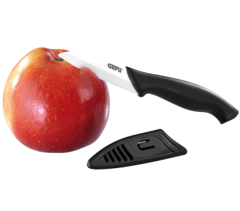 Cuchillo de cerámica Gefu Ceramo con mango de polímero negro