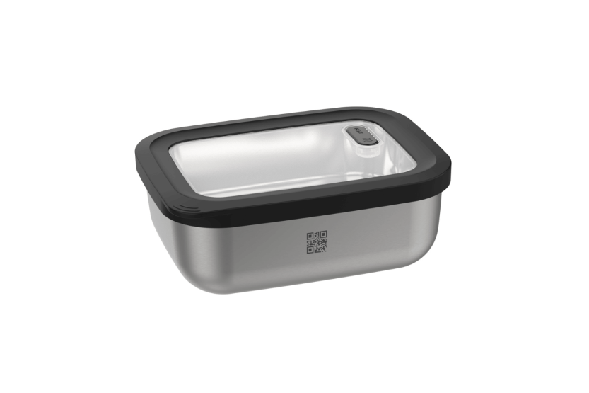 Lata rectangular de acero inoxidable Gefu Provido de 600 ml