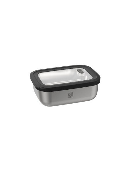 Gefu Provido rectangular 600ml stainless steel storage tin