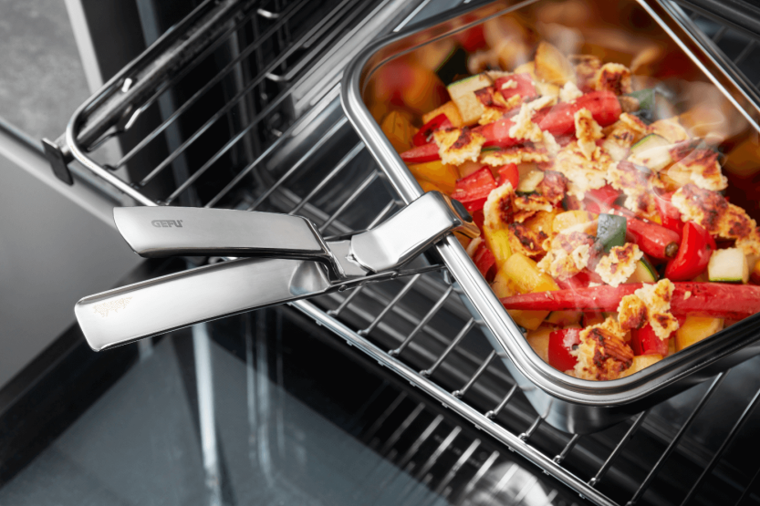 Gefu Fixit stainless steel oven tongs