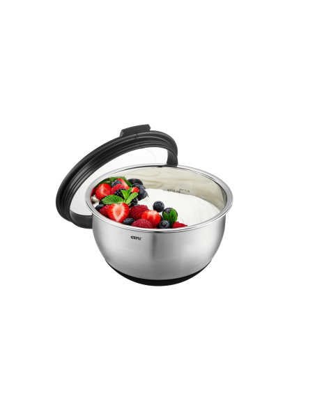 Ciotola Gefu Muovo in acciaio inox diametro 16 cm con coperchio ermetico