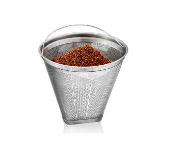 Filtro de café Gefu Flavo em aço inoxidável para utilização permanente
