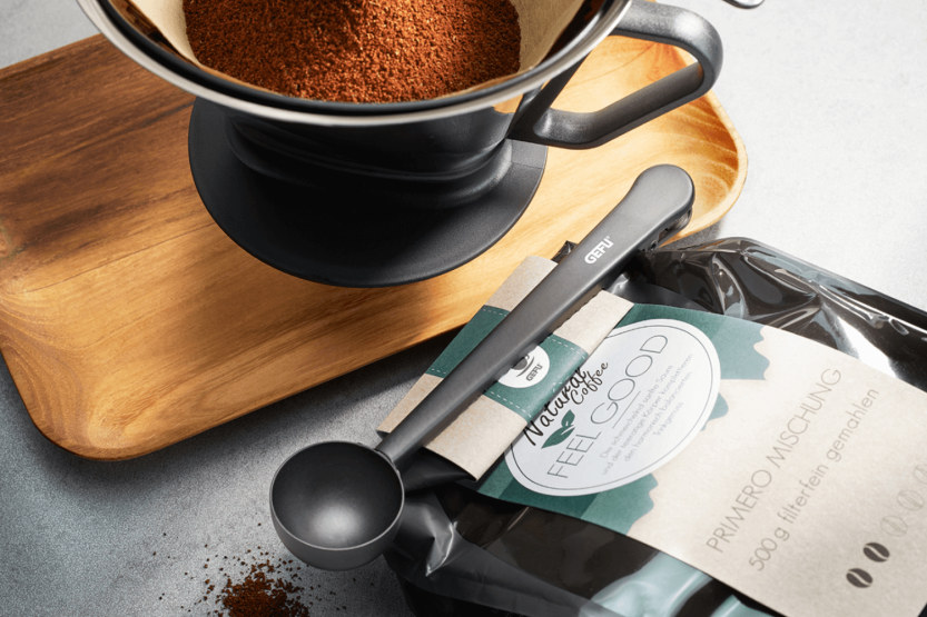 Gefu Clippo kaffemätsked i rostfritt stål