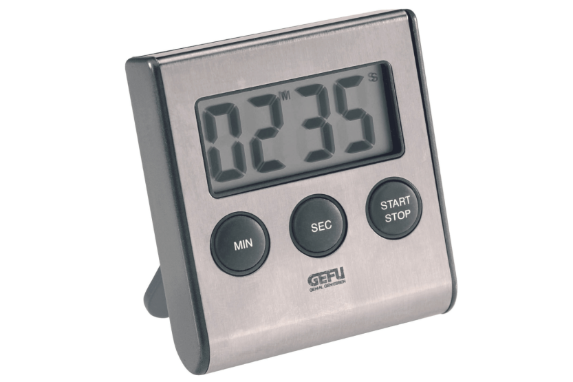 Gefu Contare digital timer in stainless steel