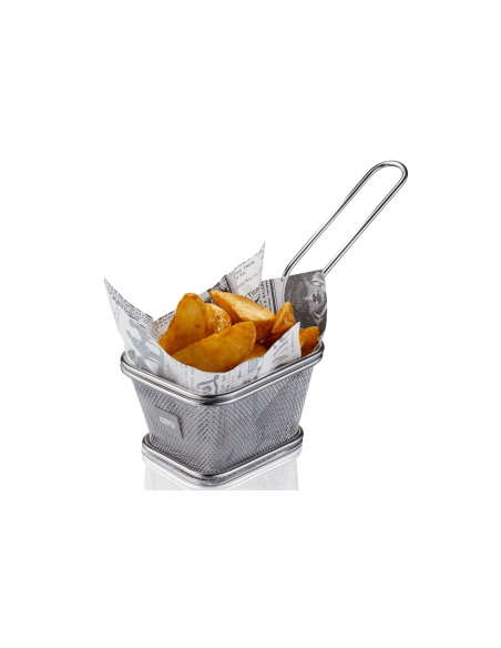 Gefu mini serving basket for stainless steel barbecue