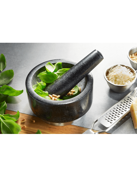 Gefu X-PLOSION mortar and pestle in granite