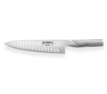 Global G77 Cuchillo de cocinero japonés 20cm hoja hueca