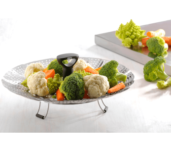Cesta de vapor de acero inoxidable Gefu Vitala 2