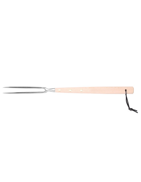 Au Nain barbecue serveervork 48cm, beukenhout