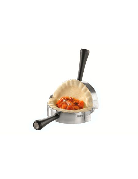 Molde para ravioli articulado redondo em aço inoxidável Gefu Ravenna