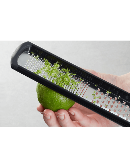 Gefu Rafino fine and coarse rasp in stainless steel and polymer