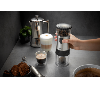 Gefu Polve elektrische koffiemolen in keramiek / roestvrij staal / ABS 2